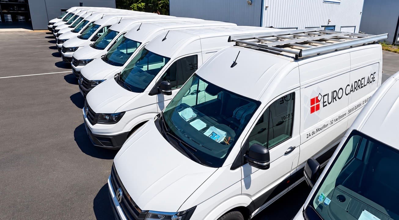 Flotte véhicules Eurocarrelage